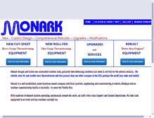 Tablet Screenshot of monark-equip.com